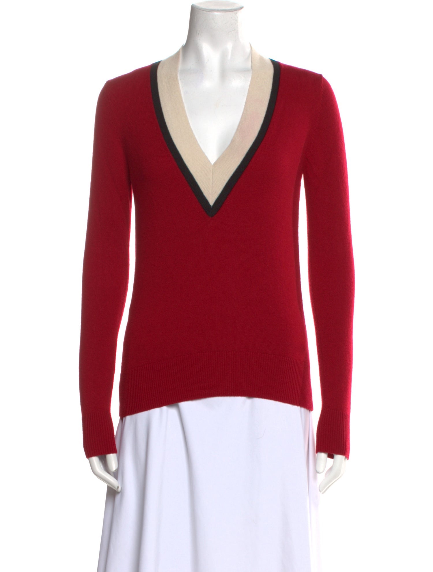 Veronica Beard Cashmere V-Neck Sweater