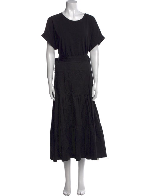 Veronica Beard Scoop Neck Long Dress