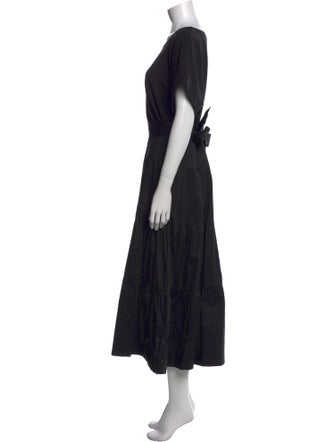 Veronica Beard Scoop Neck Long Dress