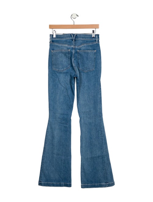 Veronica Beard Mid-Rise Wide Leg Jeans