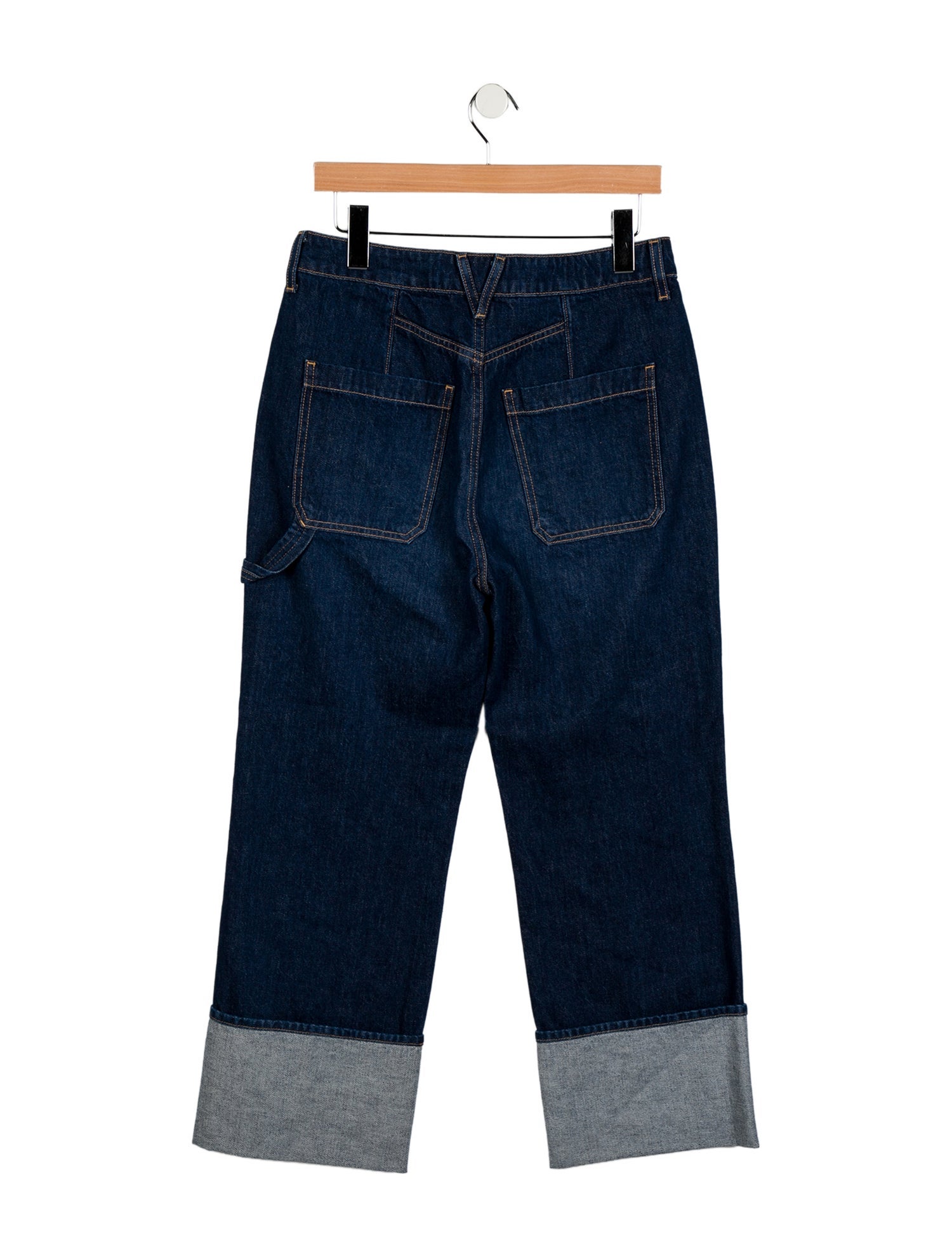 Veronica Beard High-Rise Wide Leg Jeans