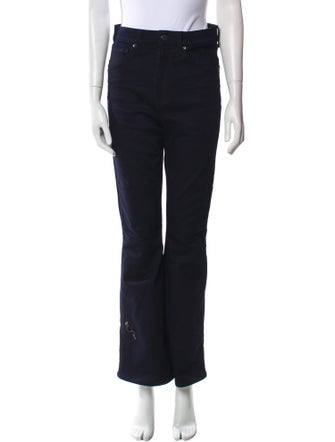 Veronica Beard High-Rise Wide Leg Jeans