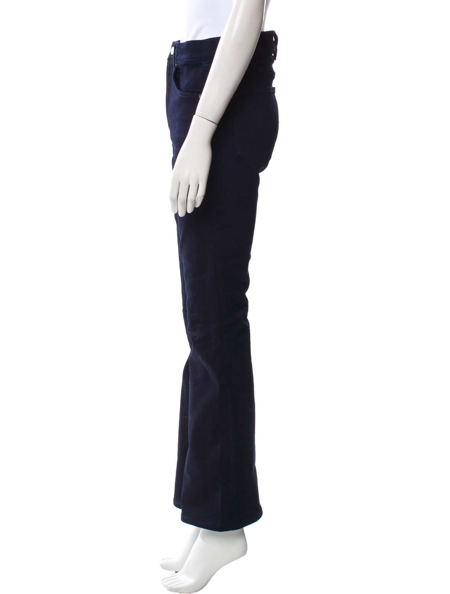Veronica Beard High-Rise Wide Leg Jeans