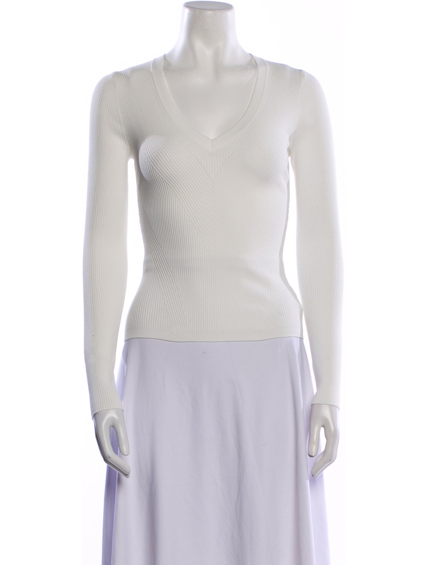 Veronica Beard V-Neck Long Sleeve Top w/ Tags