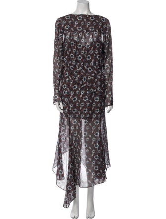 Veronica Beard Silk Long Dress