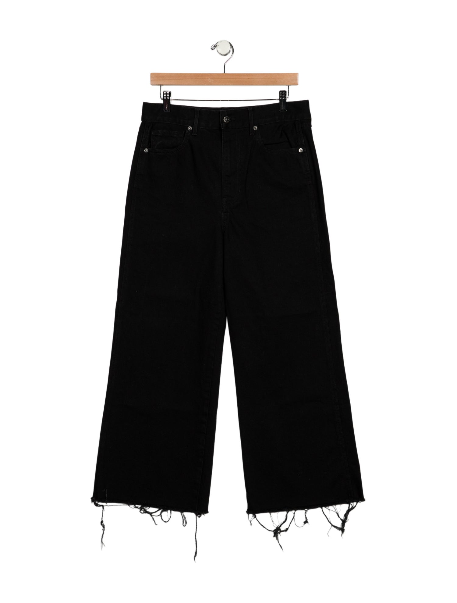 Veronica Beard High-Rise Wide Leg Jeans