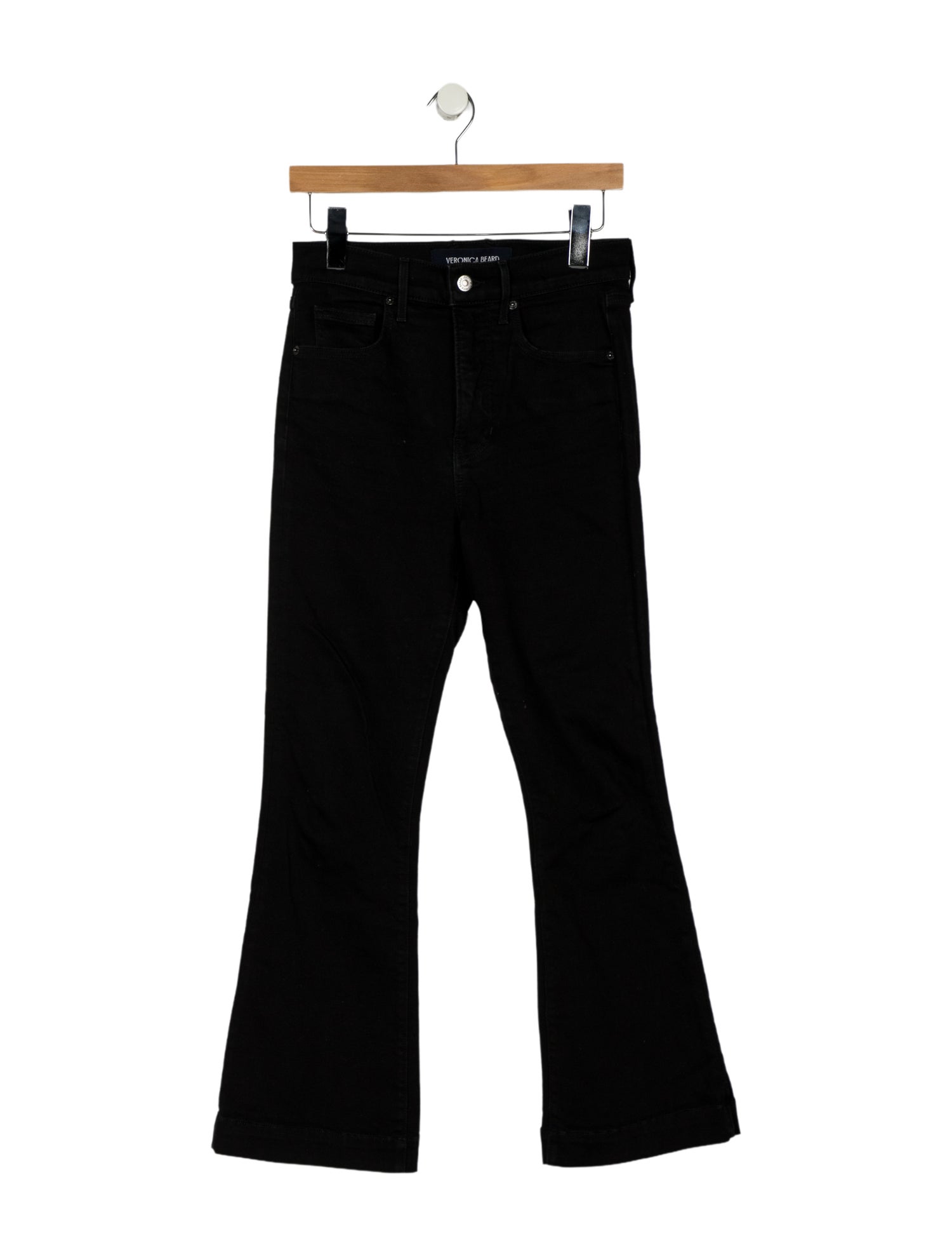 Veronica Beard High-Rise Wide Leg Jeans