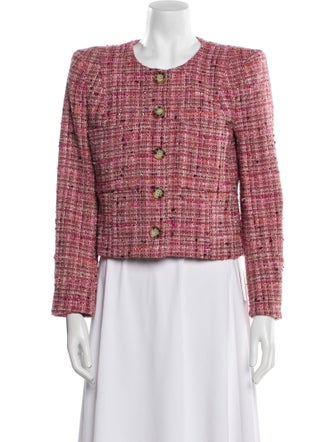 Veronica Beard Tweed Pattern Evening Jacket