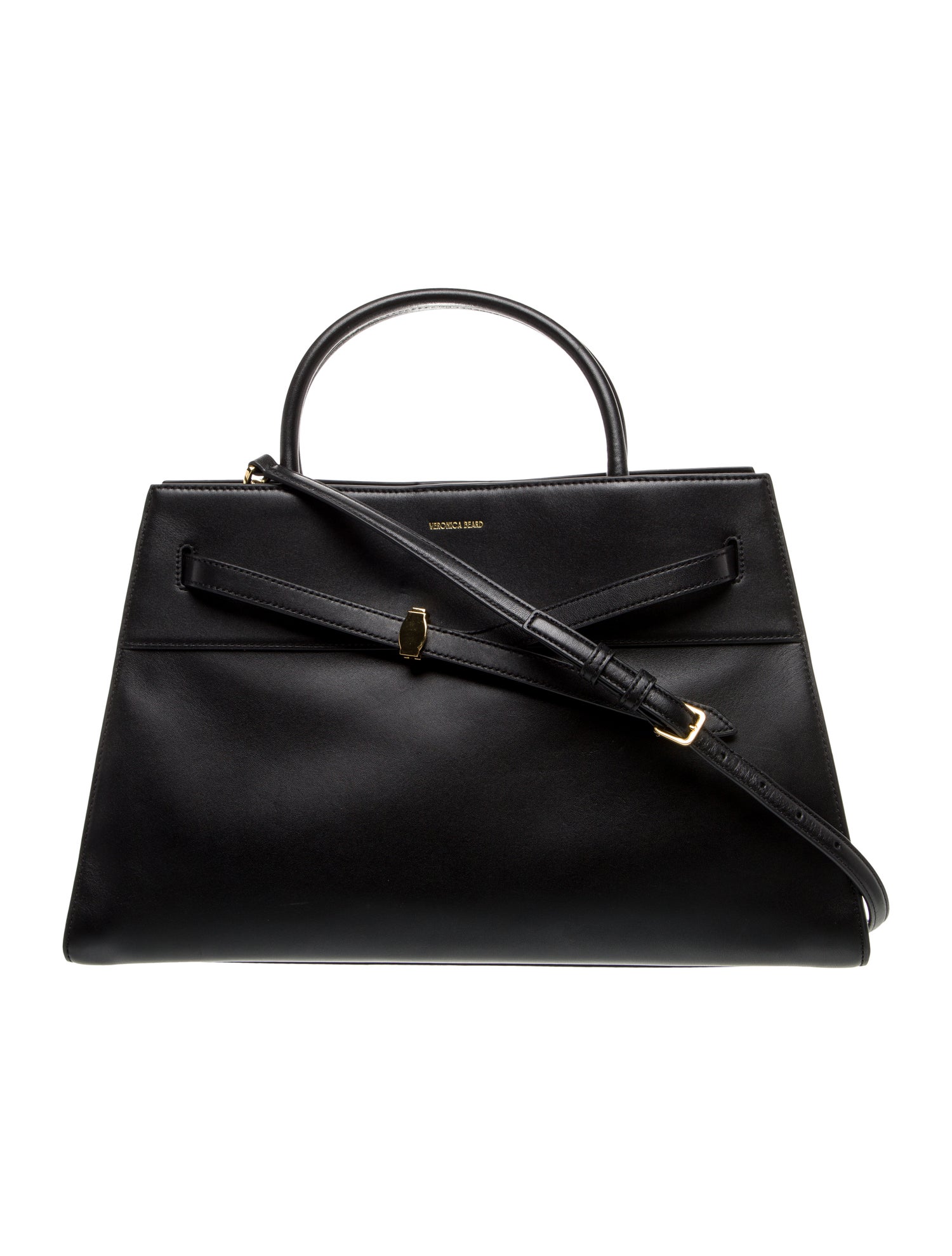 Veronica Beard Leather Top Handle Bag