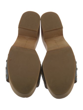 Veronica Beard Suede Studded Accents Slides