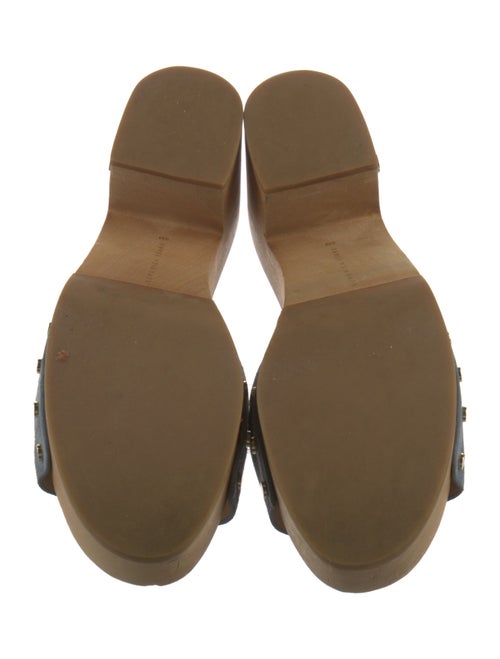 Veronica Beard Suede Studded Accents Slides