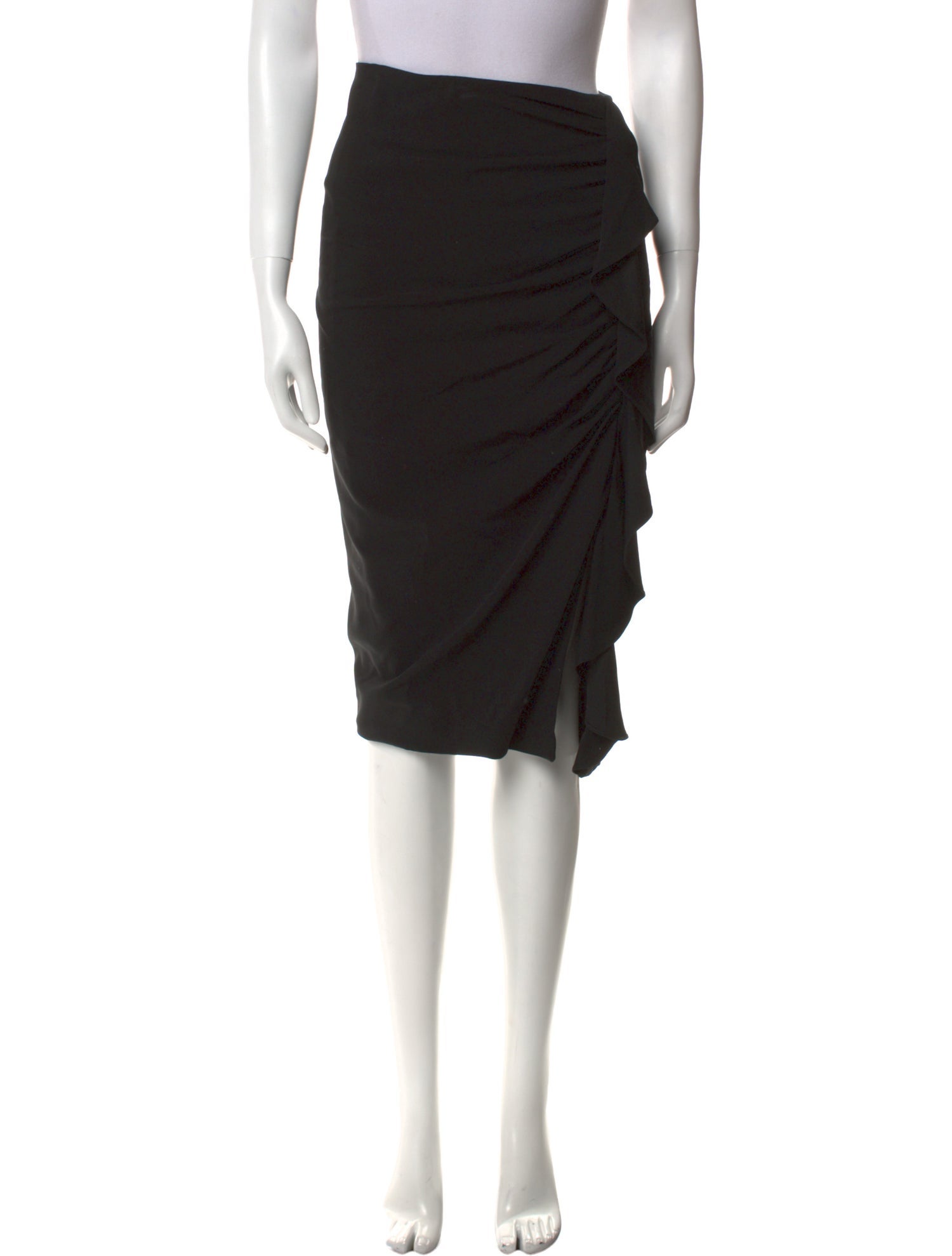 Veronica Beard Ruffle Embellishment Knee-Length Skirt