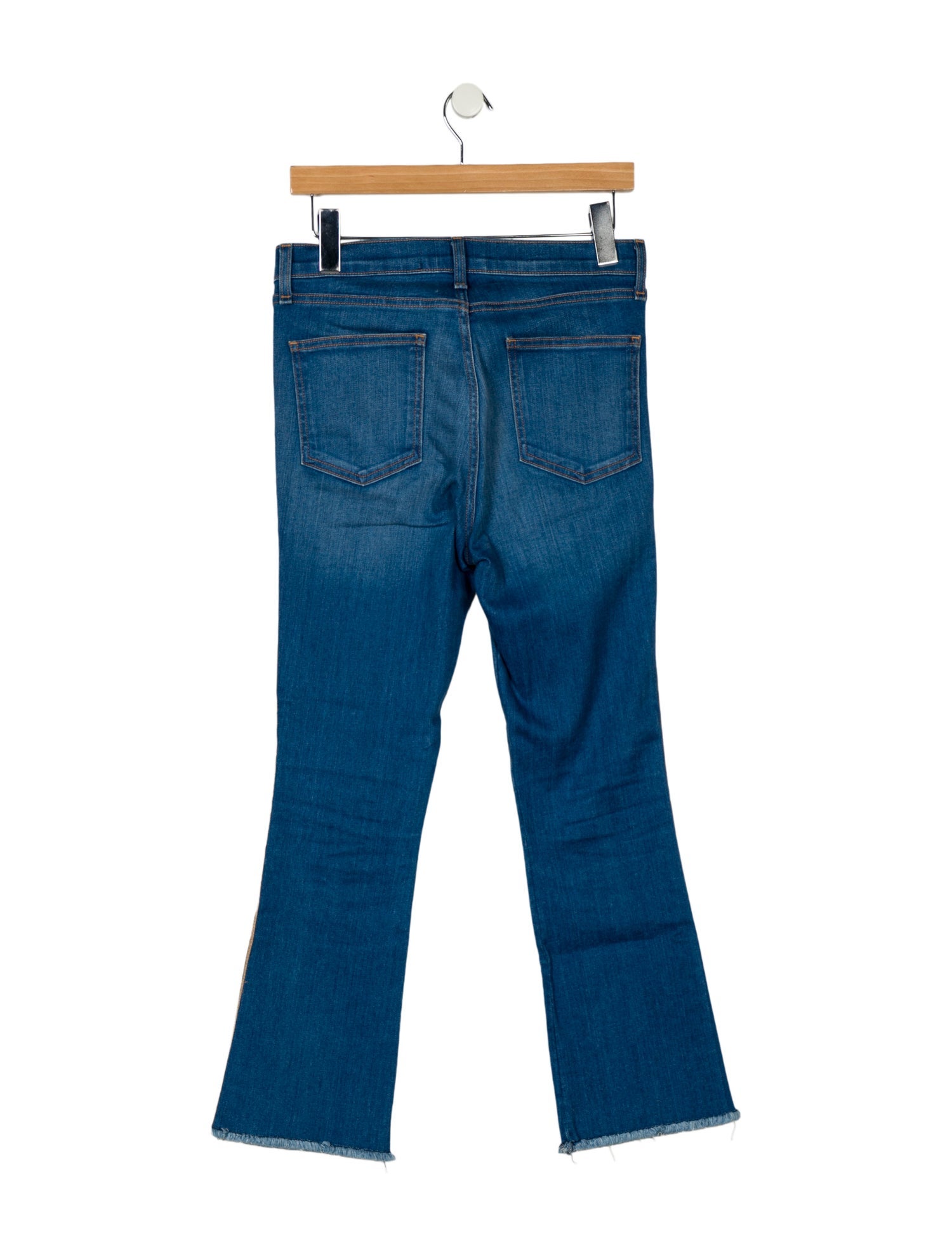 Veronica Beard Mid-Rise Straight Leg Jeans