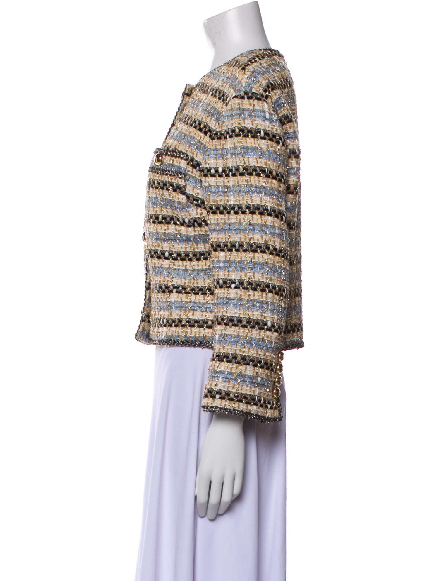 Veronica Beard Tweed Pattern Evening Jacket w/ Tags