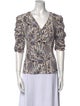 Veronica Beard Silk Printed Top