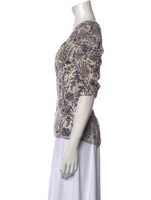 Veronica Beard Silk Printed Top