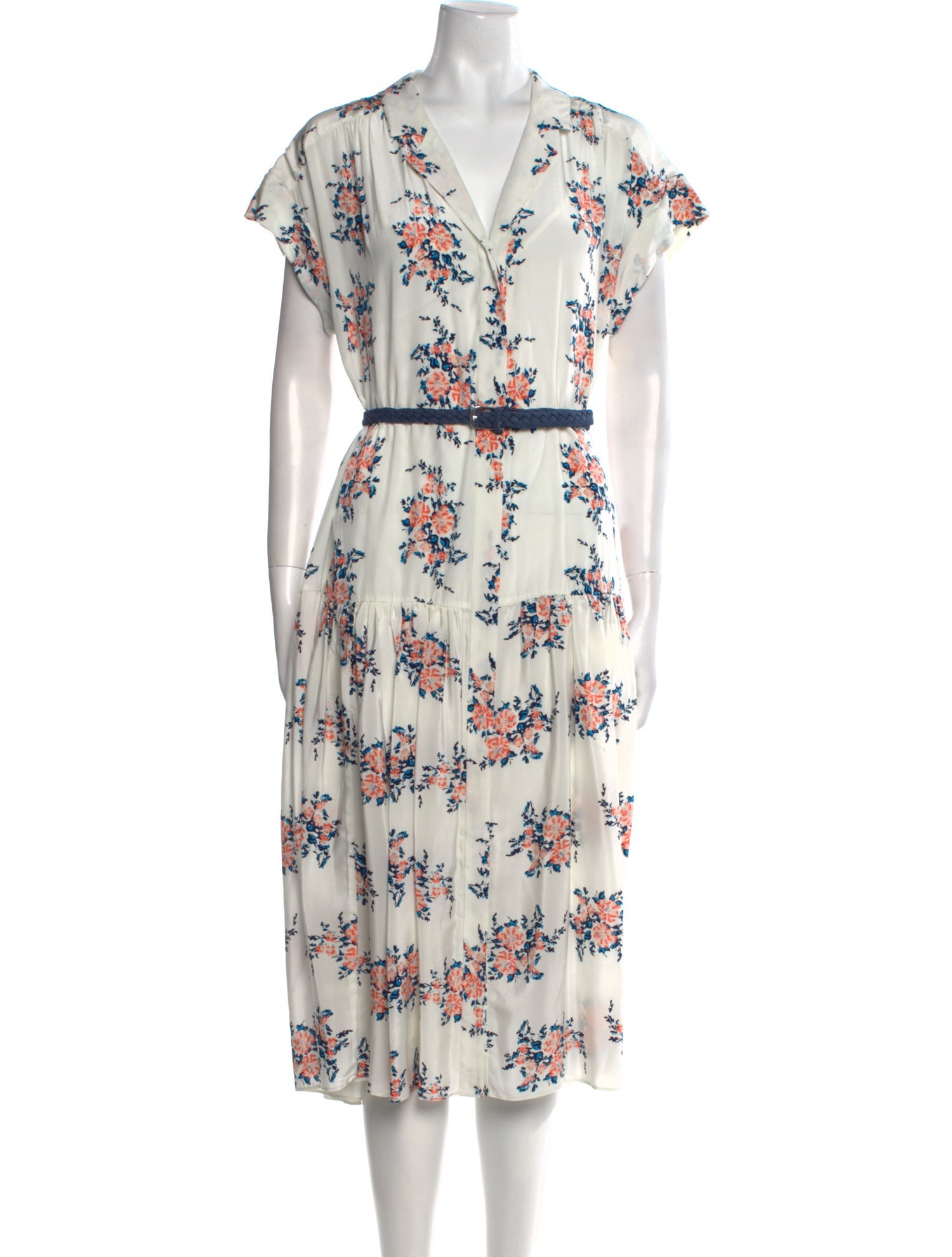 Veronica Beard Silk Midi Length Dress