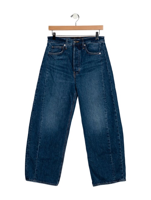 Veronica Beard High-Rise Wide Leg Jeans