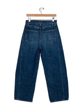 Veronica Beard High-Rise Wide Leg Jeans