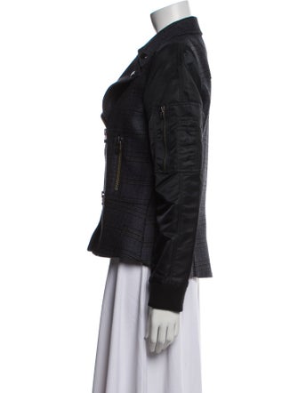 Veronica Beard Virgin Wool Plaid Print Jacket