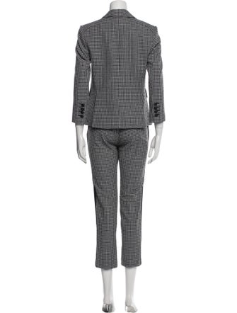 Veronica Beard Plaid Print Pantsuit