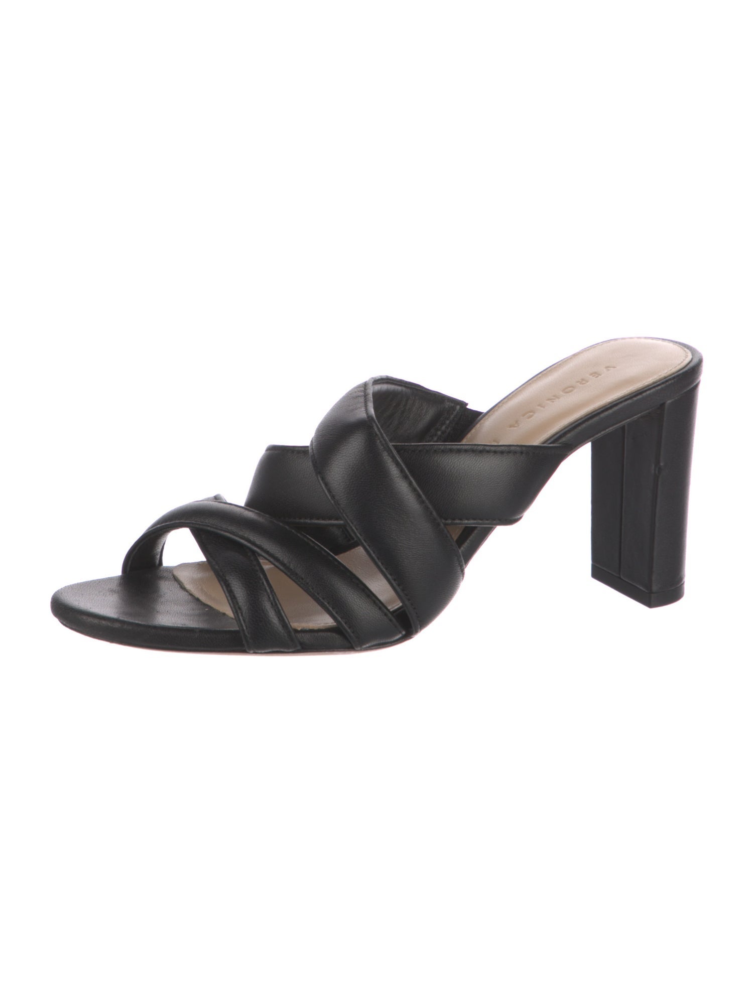 Veronica Beard Leather Slides