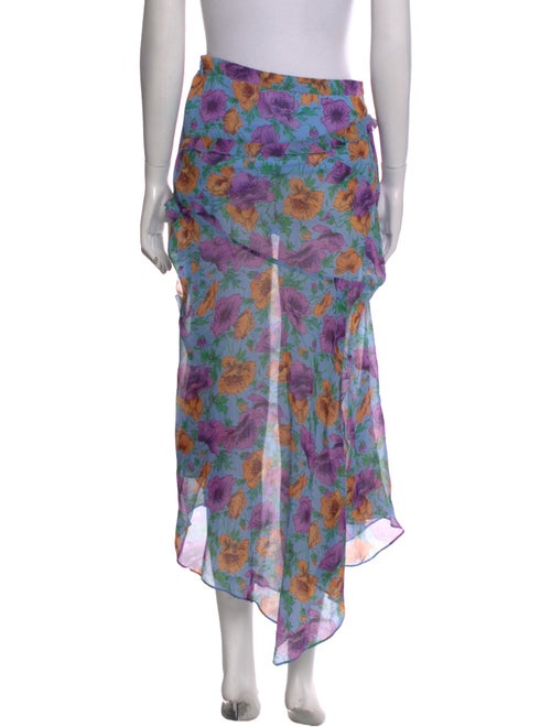 Veronica Beard Silk Midi Length Skirt