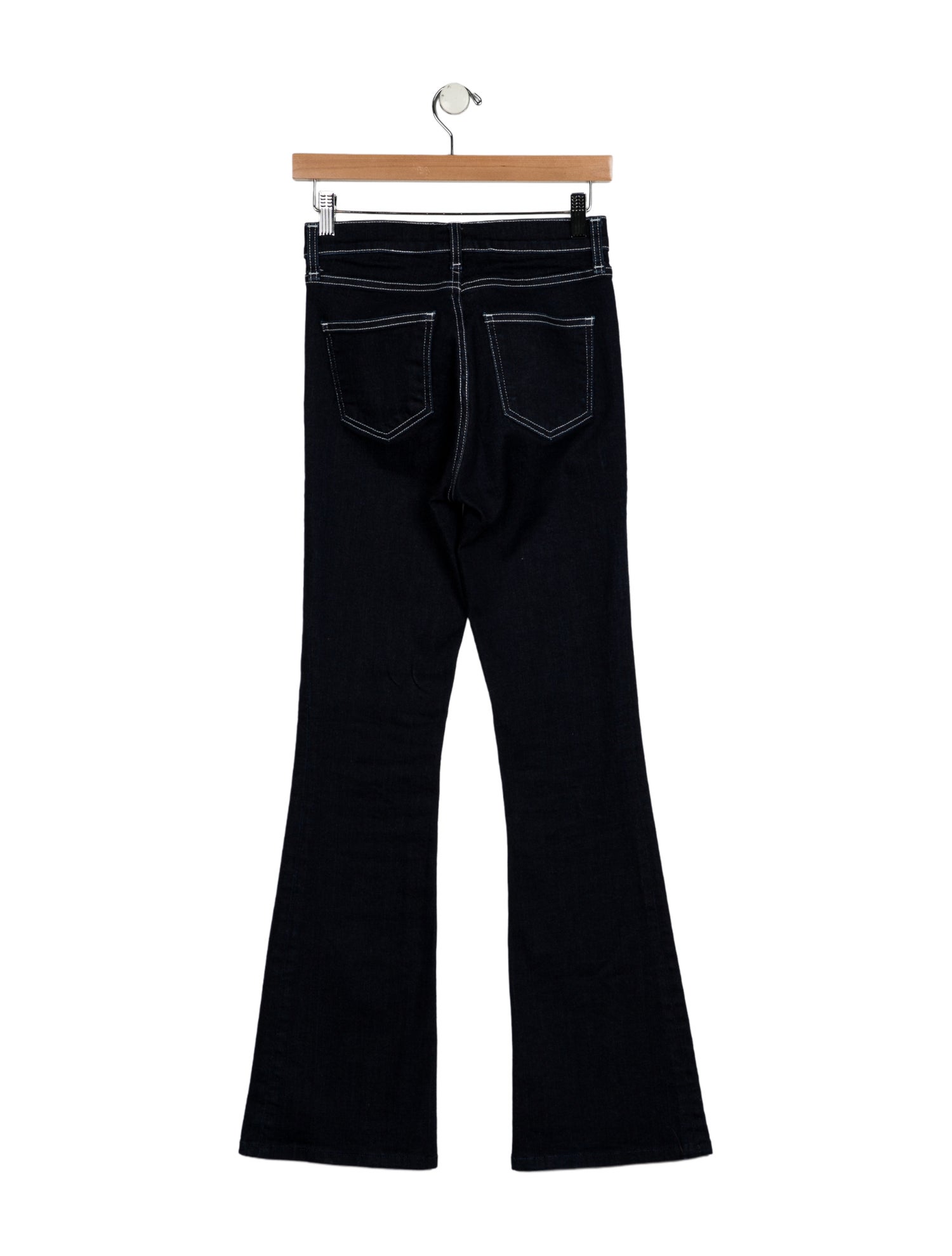 Veronica Beard Mid-Rise Wide Leg Jeans
