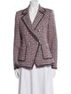 Veronica Beard Plaid Print Blazer