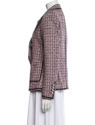 Veronica Beard Plaid Print Blazer