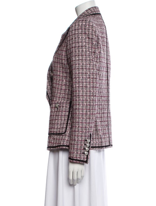 Veronica Beard Plaid Print Blazer