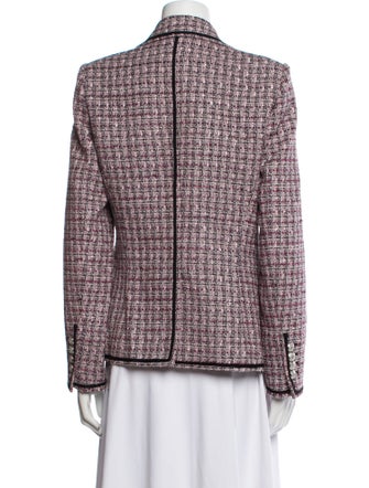 Veronica Beard Plaid Print Blazer