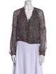 Veronica Beard Silk Printed Blouse