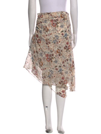 Veronica Beard Silk Midi Length Skirt