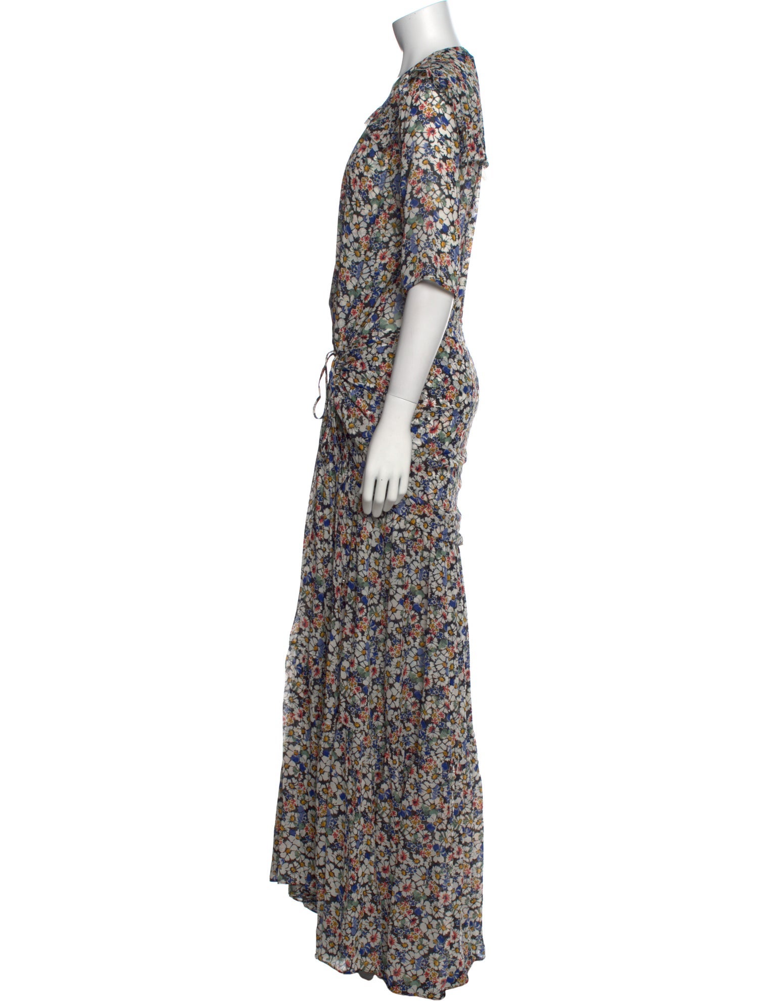 Veronica Beard Silk Long Dress