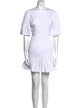 Veronica Beard Scoop Neck Mini Dress