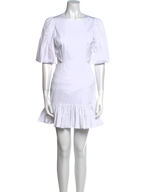 Veronica Beard Scoop Neck Mini Dress