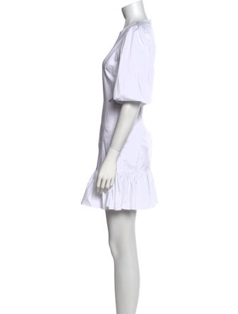 Veronica Beard Scoop Neck Mini Dress