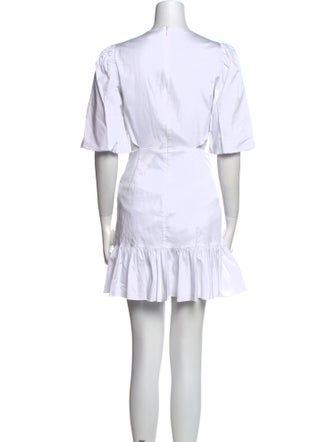 Veronica Beard Scoop Neck Mini Dress