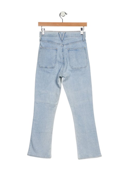 Veronica Beard High-Rise Straight Leg Jeans