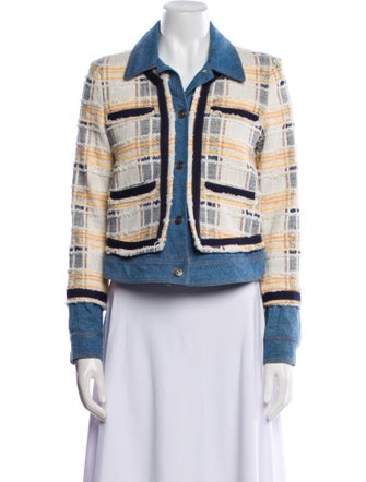Veronica Beard Tweed Pattern Jacket