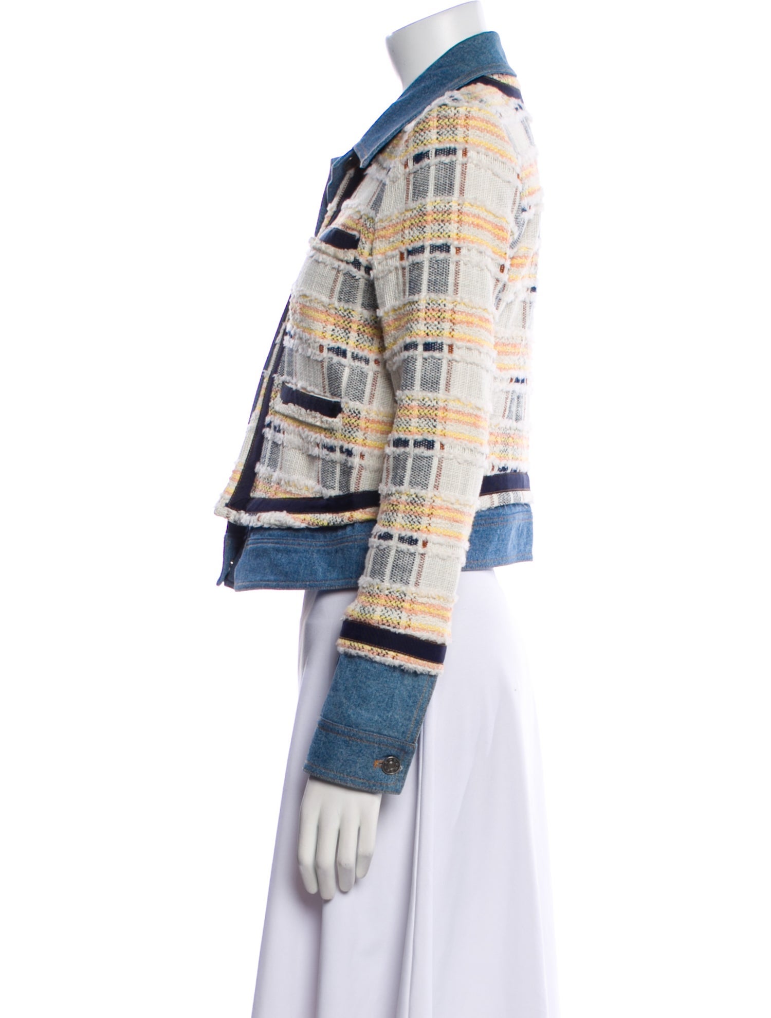 Veronica Beard Tweed Pattern Jacket