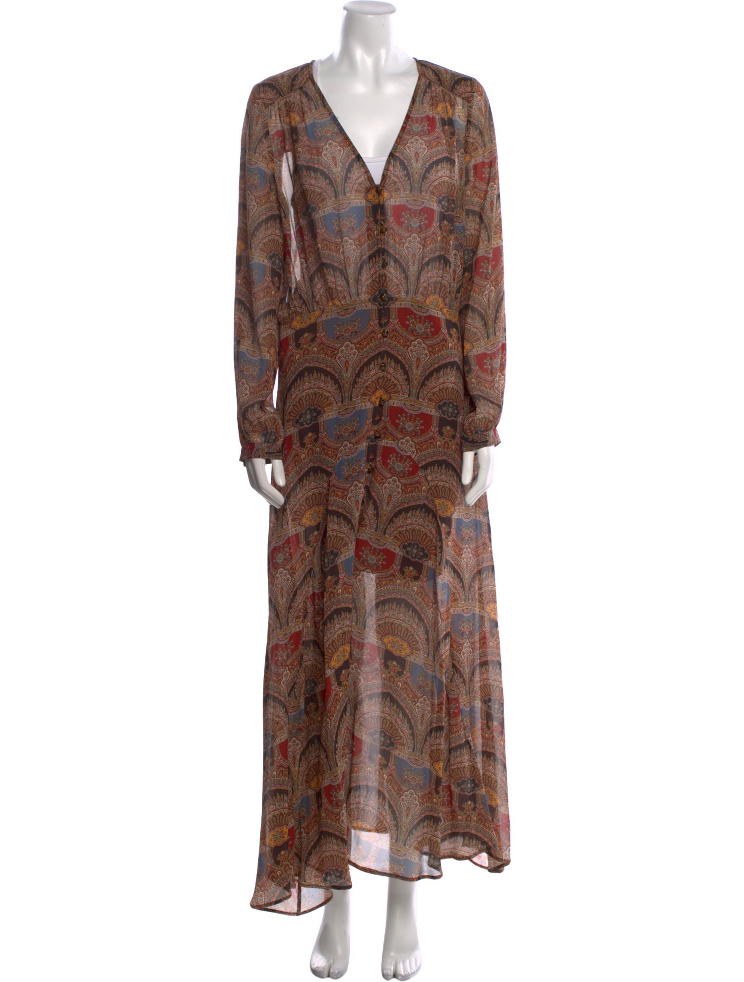 Veronica Beard Silk Long Dress