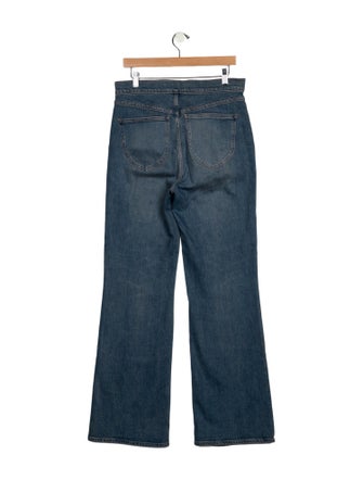 Veronica Beard High-Rise Wide Leg Jeans