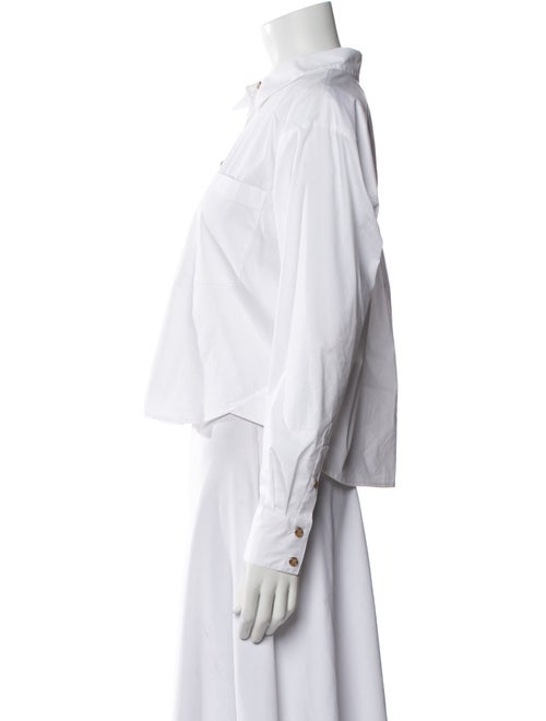 Veronica Beard Long Sleeve Button-Up Top