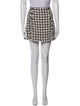 Veronica Beard Houndstooth Print Mini Skirt