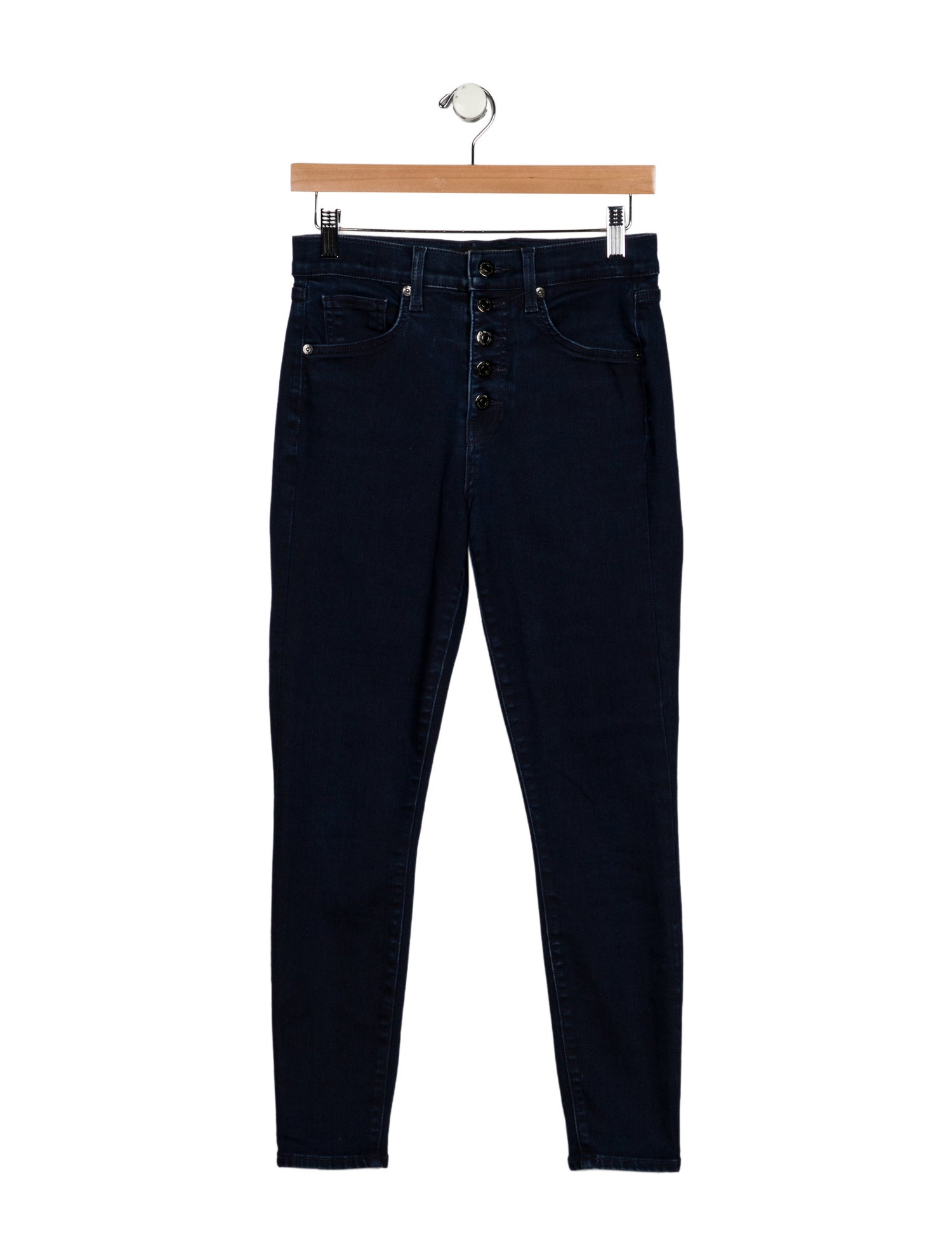 Veronica Beard Mid-Rise Skinny Leg Jeans