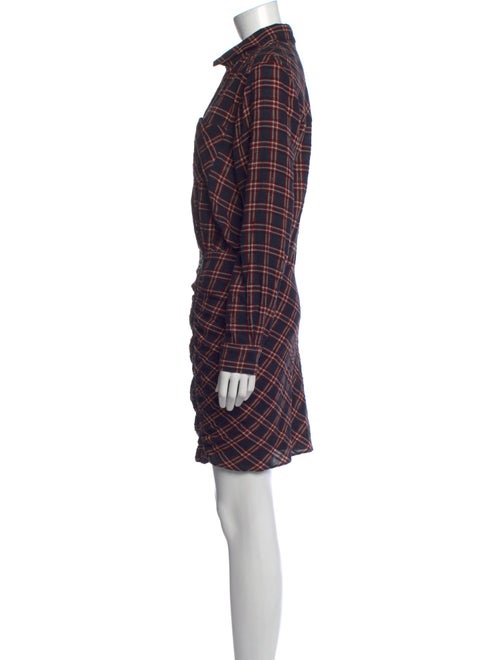 Veronica Beard Plaid Print Mini Dress