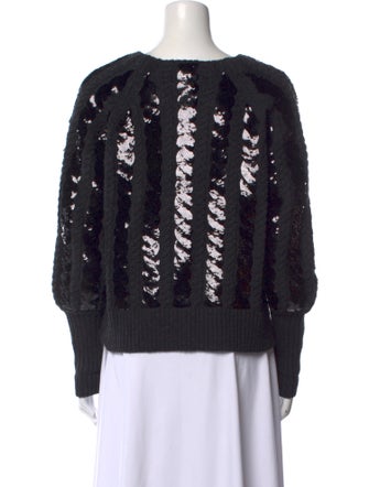 Veronica Beard Printed Crew Neck Sweater