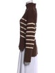 Veronica Beard Striped Turtleneck Top